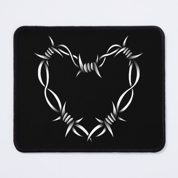 Item preview, Barbed Heart Shaded Black Inner designed and sold by Night Sky Art.