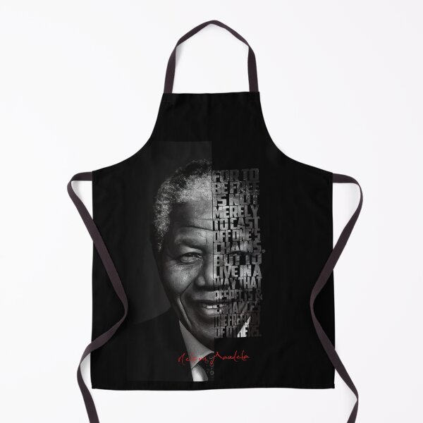 Item preview, Nelson Mandela Quote Poster – Monochrome Inspirational Portrait Art designed and sold by Enea Kelo.