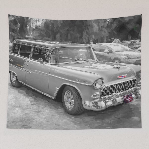 Item preview, 1955 Gray Chevrolet Bel Air Station Wagon X201 designed and sold by RichFrancoCars.
