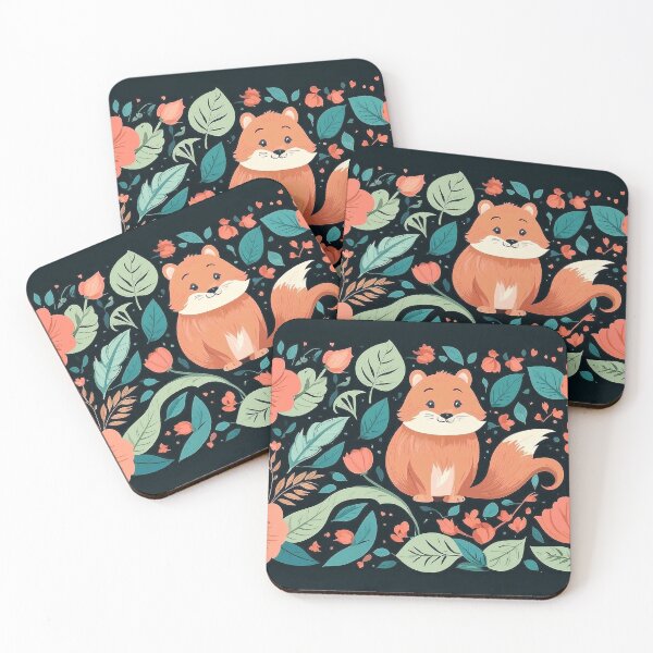 Item preview, Fox flowers designed and sold by ArtfullMinds.