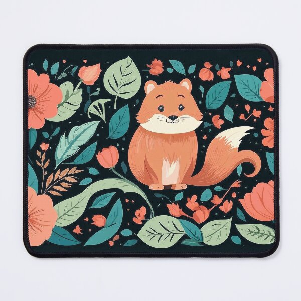 Item preview, Fox flowers designed and sold by ArtfullMinds.