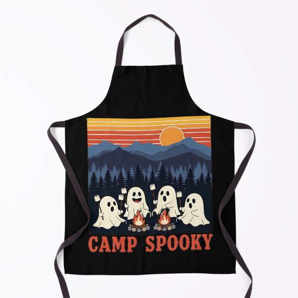Item preview, Camp Spooky - Retro Ghost Camping designed and sold by Linework Studio.