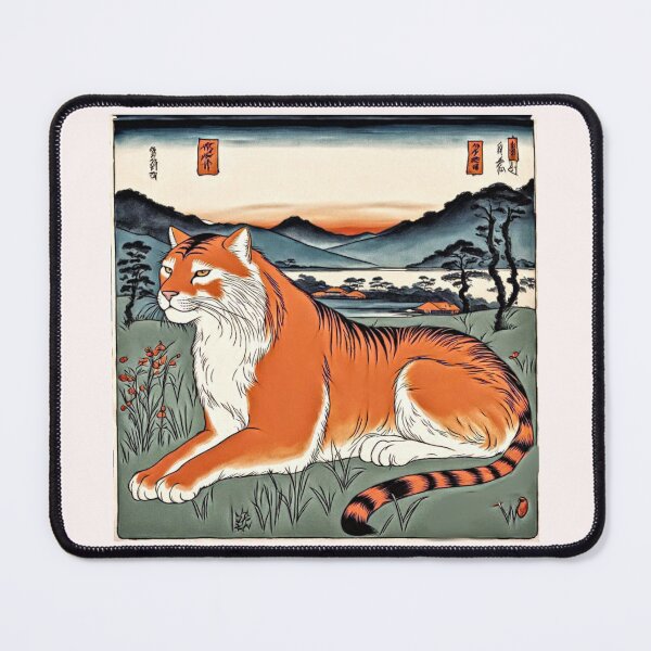 Item preview, Tigers in Spotlight Japanese Style designed and sold by Helios Be. Lavsh.