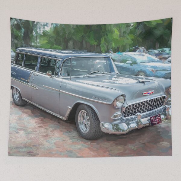Item preview, 1955 Gray Chevrolet Bel Air Station Wagon X202 designed and sold by RichFrancoCars.