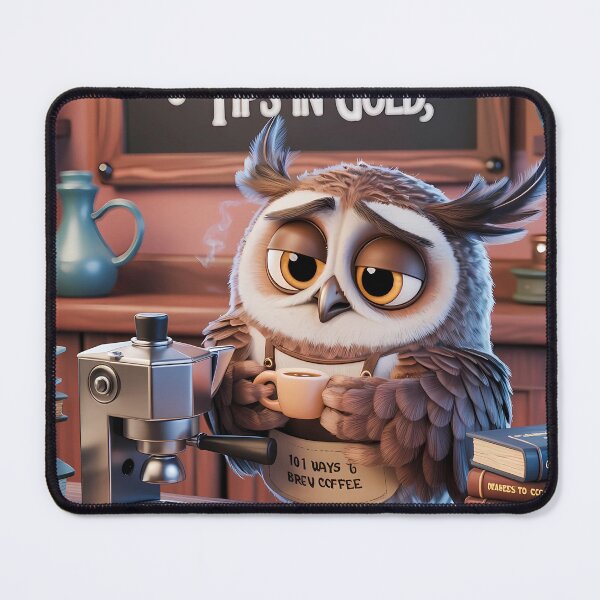 Item preview, UNPAID INTERNSHIP - Magical Familiar Cafe Art for Overworked Wizards & Coffee Lovers, Fantasy Office Decor designed and sold by Rilindi.