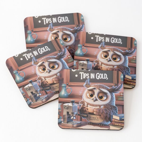 Item preview, UNPAID INTERNSHIP - Magical Familiar Cafe Art for Overworked Wizards & Coffee Lovers, Fantasy Office Decor designed and sold by Rilindi.