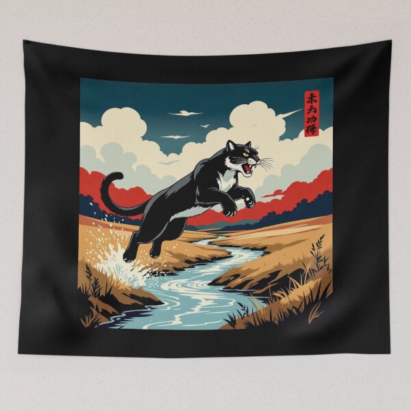 Item preview, Tigers in Spotlight Japanese Style#1 designed and sold by Helios Be. Lavsh.