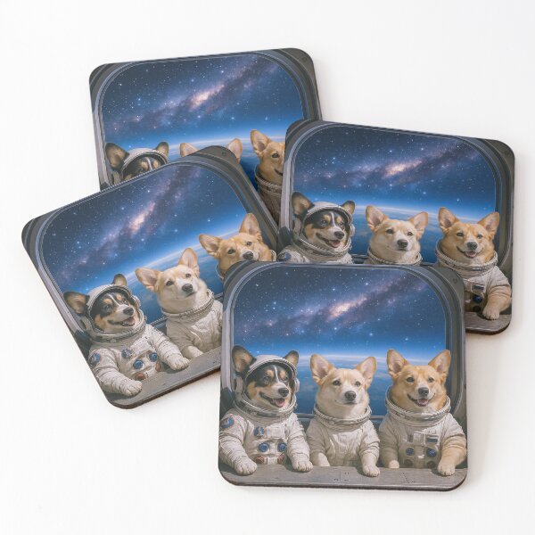Item preview, Space Corgis Regret Not Packing Snacks designed and sold by Daisy Mae.