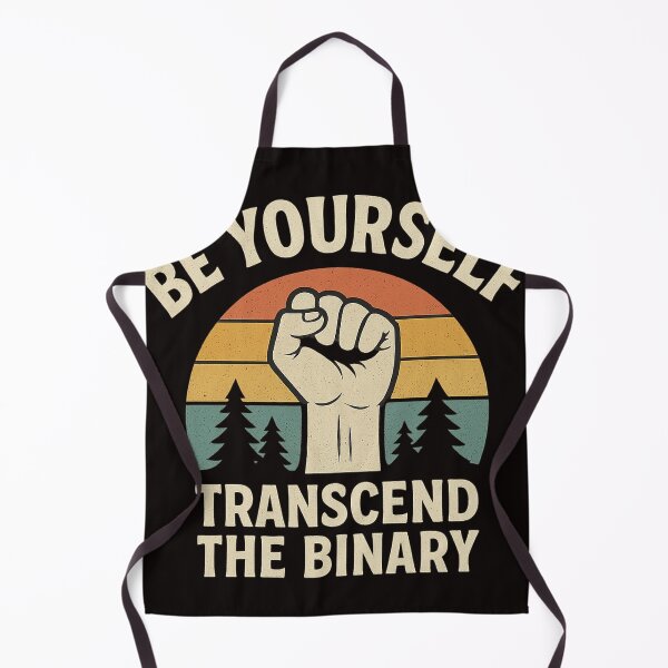 Item preview, Be Yourself – Transcend the Binary | Retro Power Design designed and sold by PurgatoryClub.