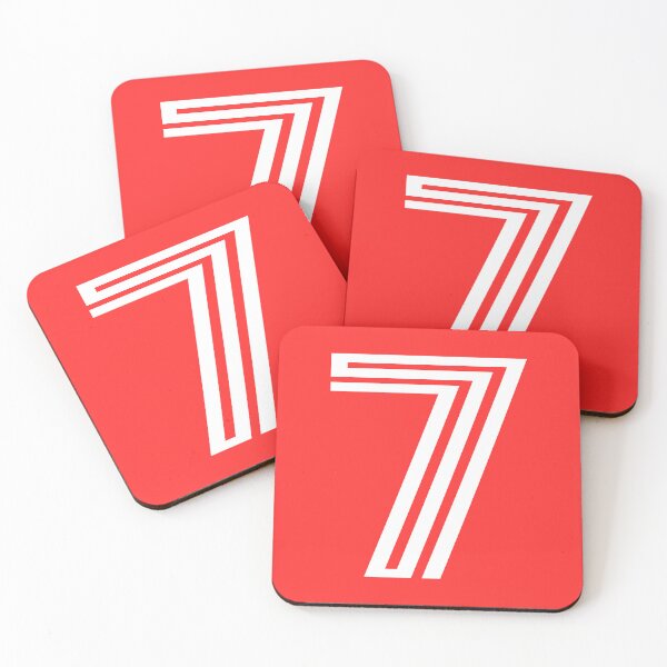 Item preview, Number 7,  #7 Seven, White Color designed and sold by Jeallan Designs.
