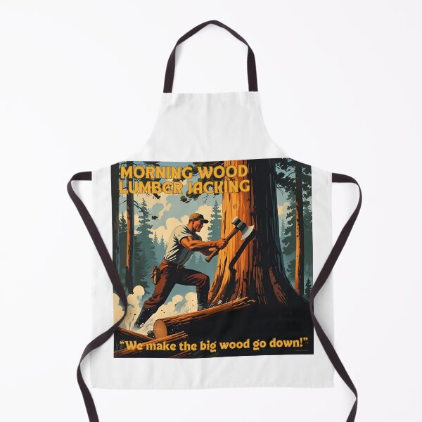 Item preview, Morning wood lumber jacking designed and sold by NicMacTees.