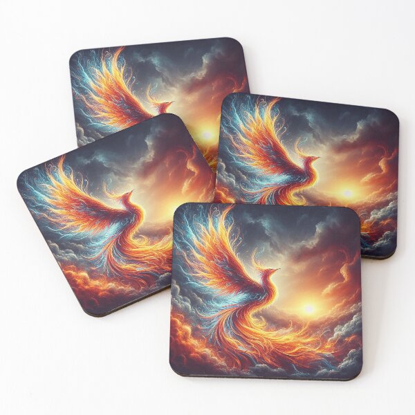 Item preview, Phoenix Reborn in the Clouds designed and sold by nikkolaus.