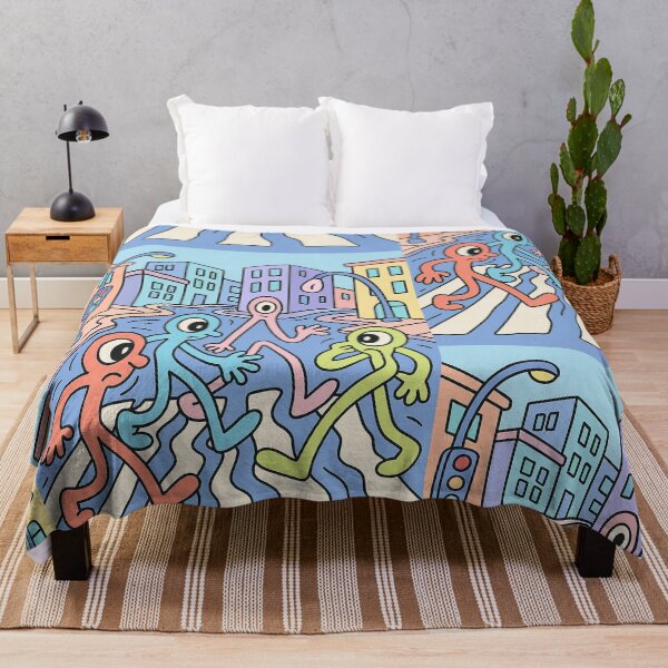 Item preview, Whimsical Crosswalk Creatures in Wavy City designed and sold by weirdfishes123.