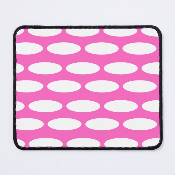 Item preview, Abstract Elliptical Mask – Pink Pop Geometry designed and sold by The Art Loop.