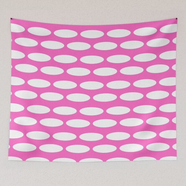 Item preview, Abstract Elliptical Mask – Pink Pop Geometry designed and sold by The Art Loop.