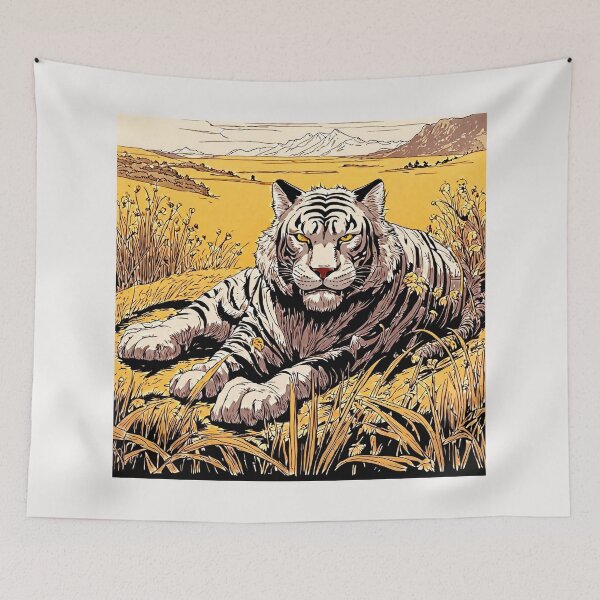 Item preview,  Tigers in Spotlight Japanese Style#3 designed and sold by Helios Be. Lavsh.