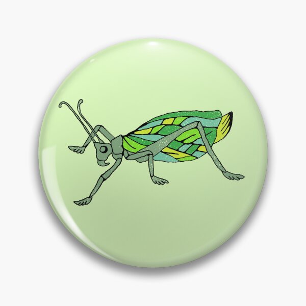 Item preview, a green katydid designed and sold by whichmoss.