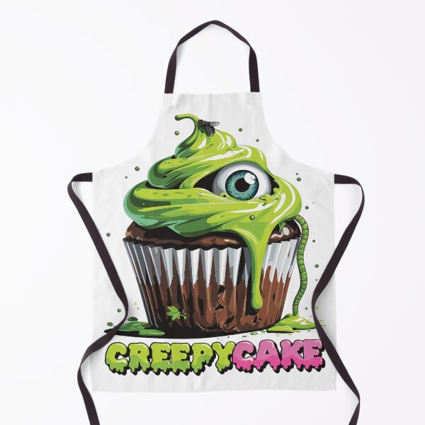 Item preview, Creepycake – Rotten Cupcake Horror with Eye & Worm designed and sold by The Rabbit Cave.