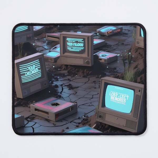 Item preview, VHS TAPE GRAVEYARD - Analog Horror Art for 90s Kids & Mystery Lovers, Glitchcore Posters & Retro Tech Decor designed and sold by Rilindi.