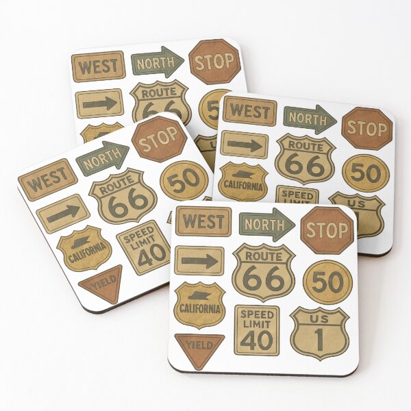 Item preview, Vintage Road Signs designed and sold by PolinaMirralisa.