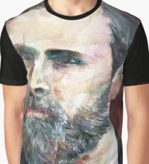 BRAM STOKER - watercolor portrait.2 Graphic T-Shirt