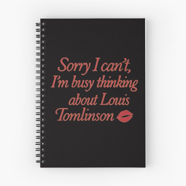 Item preview, Thinking About Louis Tomlinson – Coquette Aesthetic Fan Quote designed and sold by So Golden Shop.