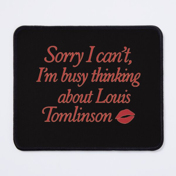 Item preview, Thinking About Louis Tomlinson – Coquette Aesthetic Fan Quote designed and sold by So Golden Shop.