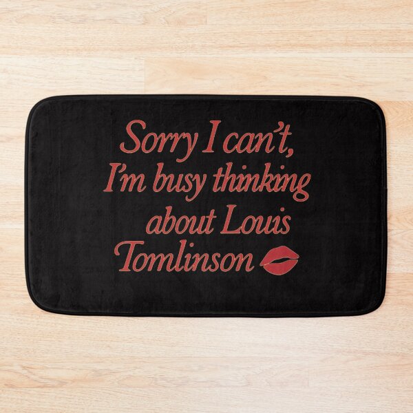 Item preview, Thinking About Louis Tomlinson – Coquette Aesthetic Fan Quote designed and sold by So Golden Shop.