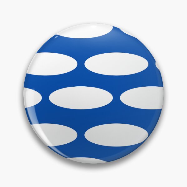 Item preview, Abstract Elliptical Mask – Dark Blue Pop Geometry designed and sold by The Art Loop.