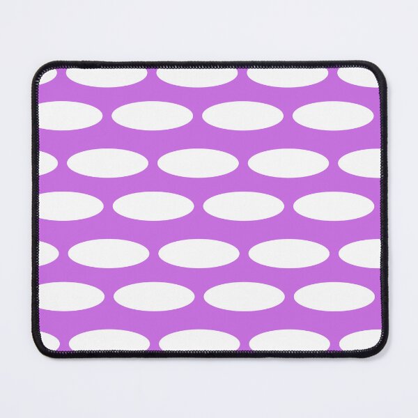 Item preview, Abstract Elliptical Mask – Lavender Pop Geometry designed and sold by The Art Loop.
