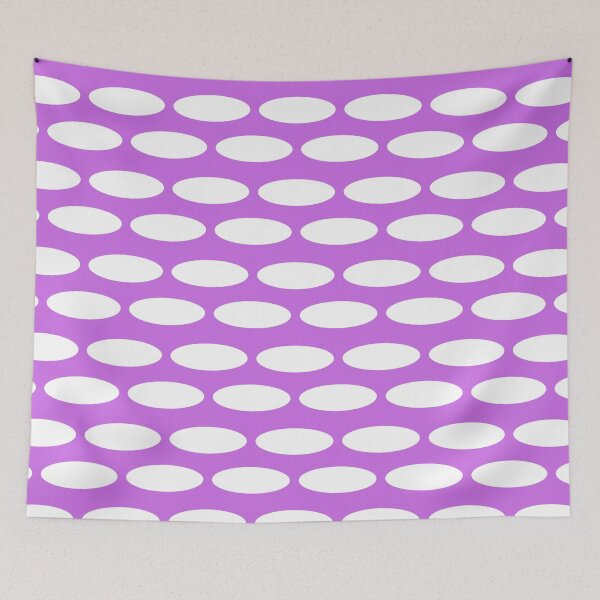 Item preview, Abstract Elliptical Mask – Lavender Pop Geometry designed and sold by The Art Loop.