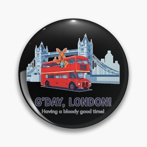 Item preview, G'day, London!: A Funny Australian Kangaroo Tourist Design designed and sold by Digital Dreams Arts.