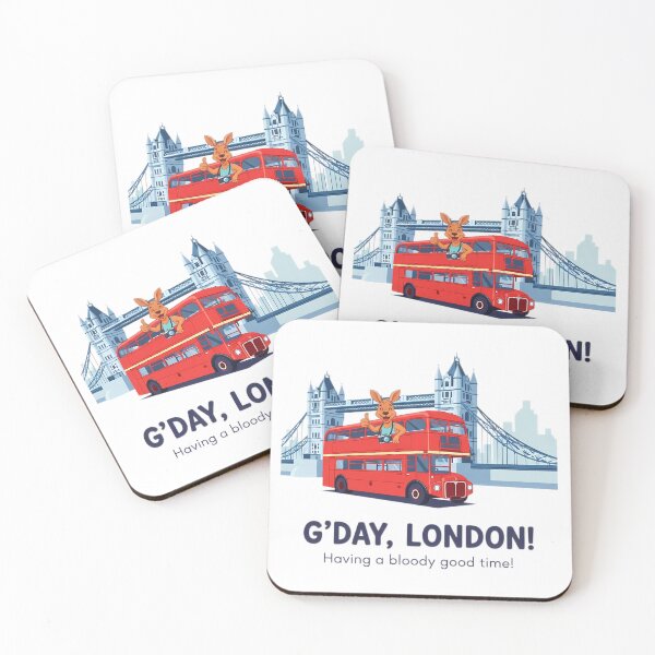 Item preview, G'day, London!: A Funny Australian Kangaroo Tourist Design designed and sold by Digital Dreams Arts.