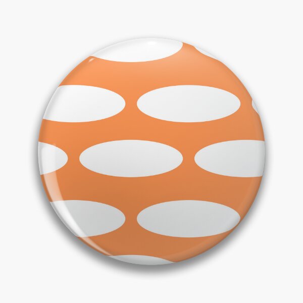 Item preview, Abstract Elliptical Mask – Orange Pop Geometry designed and sold by The Art Loop.