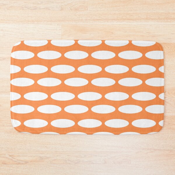 Item preview, Abstract Elliptical Mask – Orange Pop Geometry designed and sold by The Art Loop.