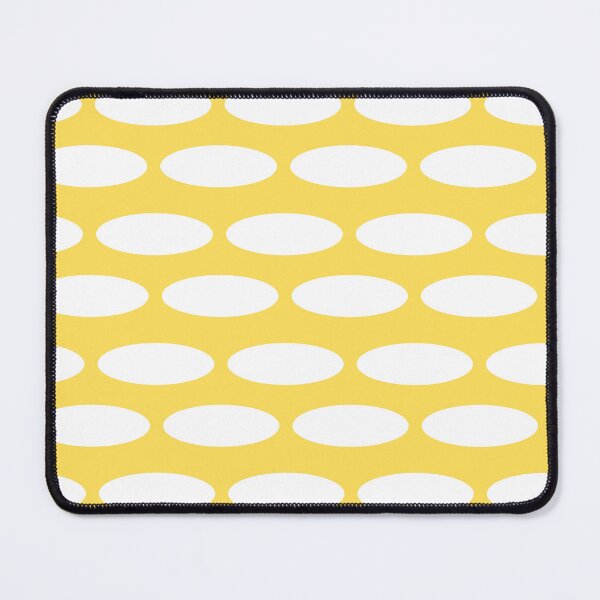 Item preview, Abstract Elliptical Mask – Yellow Pop Geometry designed and sold by The Art Loop.