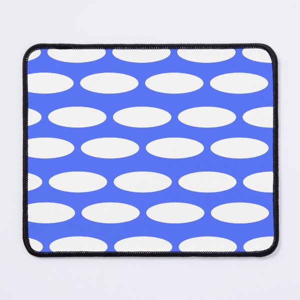 Item preview, Abstract Elliptical Mask – Blue Pop Geometry designed and sold by The Art Loop.
