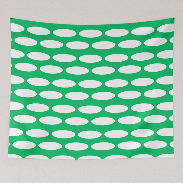 Item preview, Abstract Elliptical Mask – Green Pop Art designed and sold by The Art Loop.