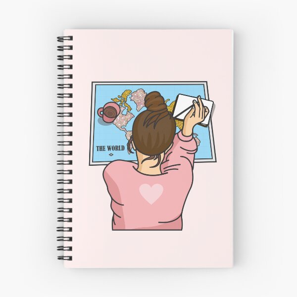 Item preview, The coolest girl planning a trip designed and sold by Anrocala.