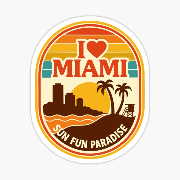 Item preview, Sunset Love: Miami Vibes designed and sold by Wissam Ramadan.