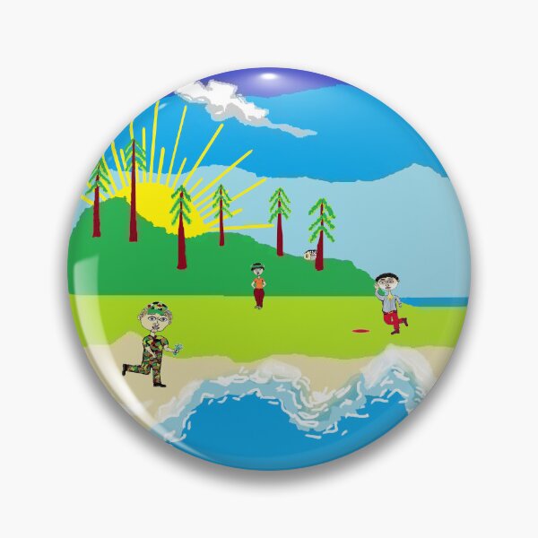 Item preview, Disc tossing at the ocean designed and sold by Nigel-here.
