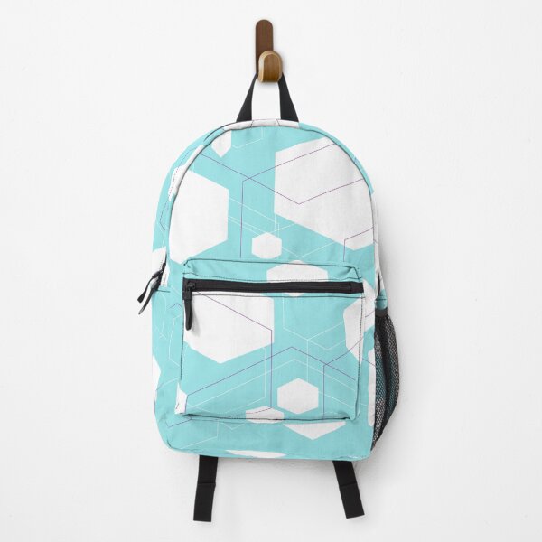 Item preview, Teal Hexagons Abstract Geometry Array  designed and sold by MakeEverything.