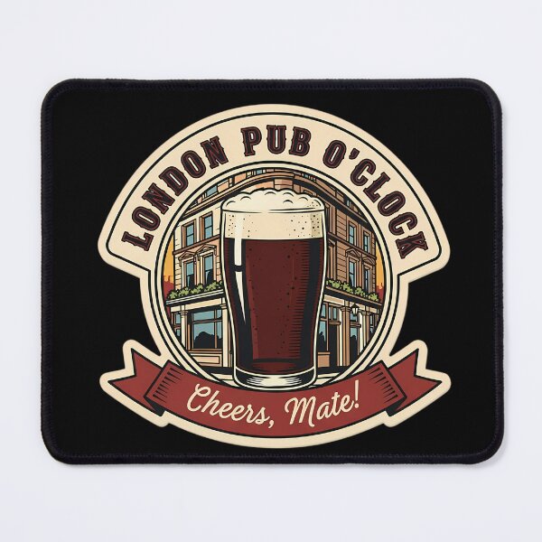 Item preview, Cheers, Mate!: An Authentic English Pub Sign Design designed and sold by Digital Dreams Arts.