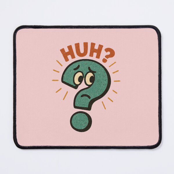 Item preview, HUH? – Confused Question Mark | Funny Sarcastic Cartoon | Relatable Punctuation Humor designed and sold by Cree8if.