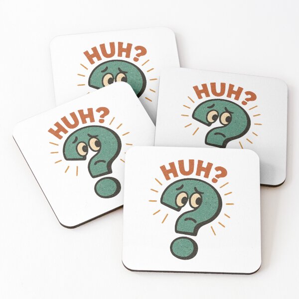 Item preview, HUH? – Confused Question Mark | Funny Sarcastic Cartoon | Relatable Punctuation Humor designed and sold by Cree8if.