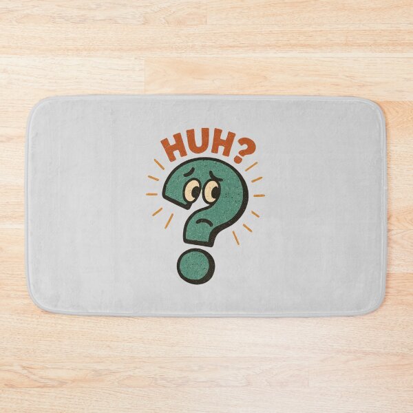 Item preview, HUH? – Confused Question Mark | Funny Sarcastic Cartoon | Relatable Punctuation Humor designed and sold by Cree8if.