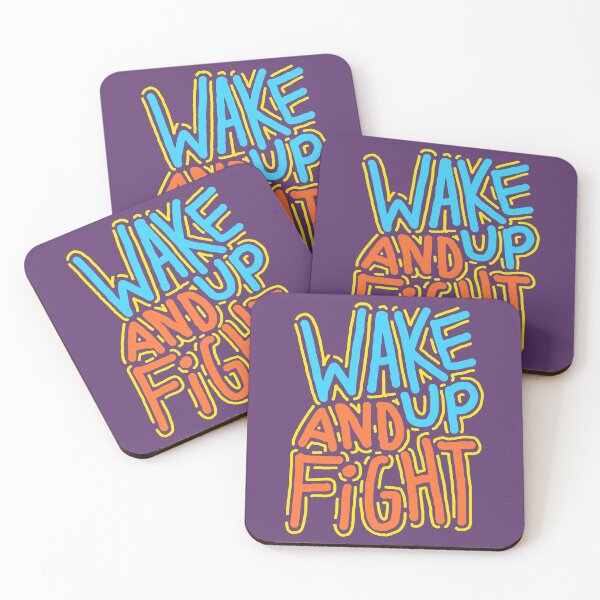 Item preview, Wake Up And Fight designed and sold by ArtNoveltee.
