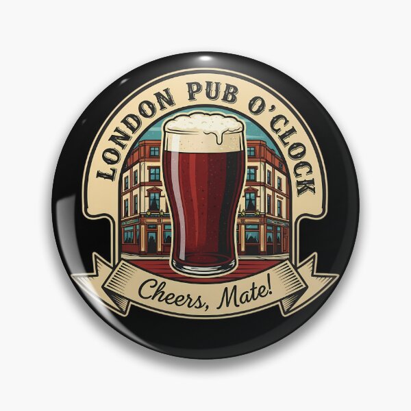Item preview, A Pint in London: A Nostalgic and Friendly Pub Logo designed and sold by Digital Dreams Arts.