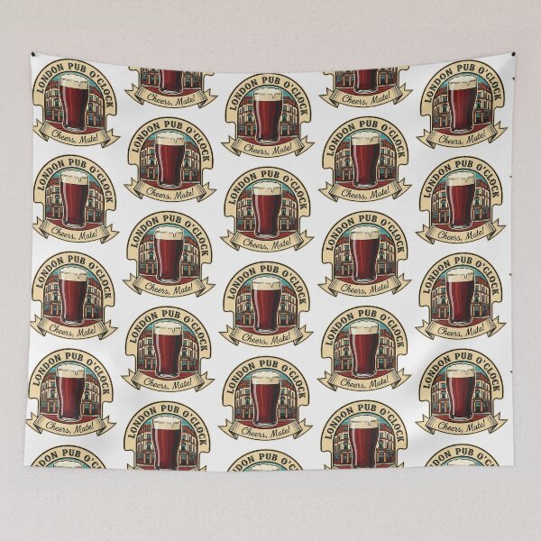 Item preview, A Pint in London: A Nostalgic and Friendly Pub Logo designed and sold by Digital Dreams Arts.