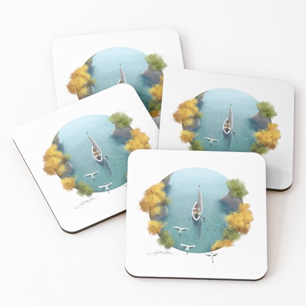 Item preview, A Quiet Journey on the Autumn River designed and sold by riccardi_art.